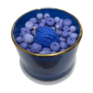 Blueberry Bliss Ice cream Candle