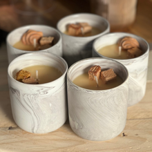 Load image into Gallery viewer, Marble Stone Petit Four Candle