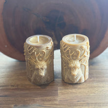 Load image into Gallery viewer, Reindeer Pillar Candle