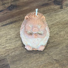 Load image into Gallery viewer, Woodland Animal Hedgehog Snugglepaws Candle