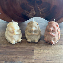 Load image into Gallery viewer, Woodland Animal Hedgehog Snugglepaws Candle